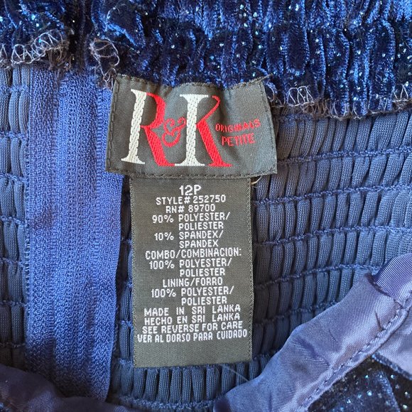 NWOT Vintage Velvet Babydoll Dress & Jacket Hoco Fairy Whimsigoth Sparkle-12P - Picture 15 of 16